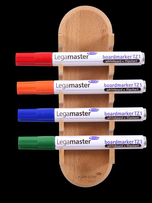 Produktbild Legamaster Stiftehalter Wooden Glasboard, Hellbraun