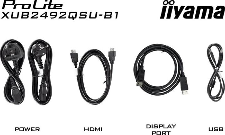 Produktbild iiyama XUB2492QSU-B1 (2560 x 1440 Pixel, 23.80")