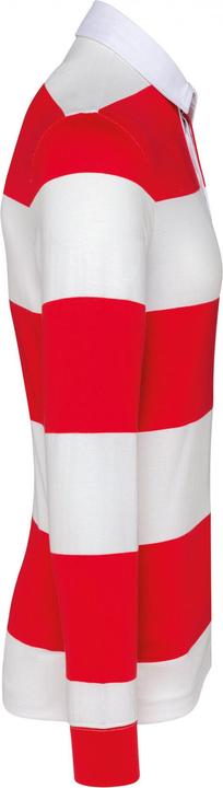 Produktbild Kariban Gestreiftes Poloshirt langarm (XXL)