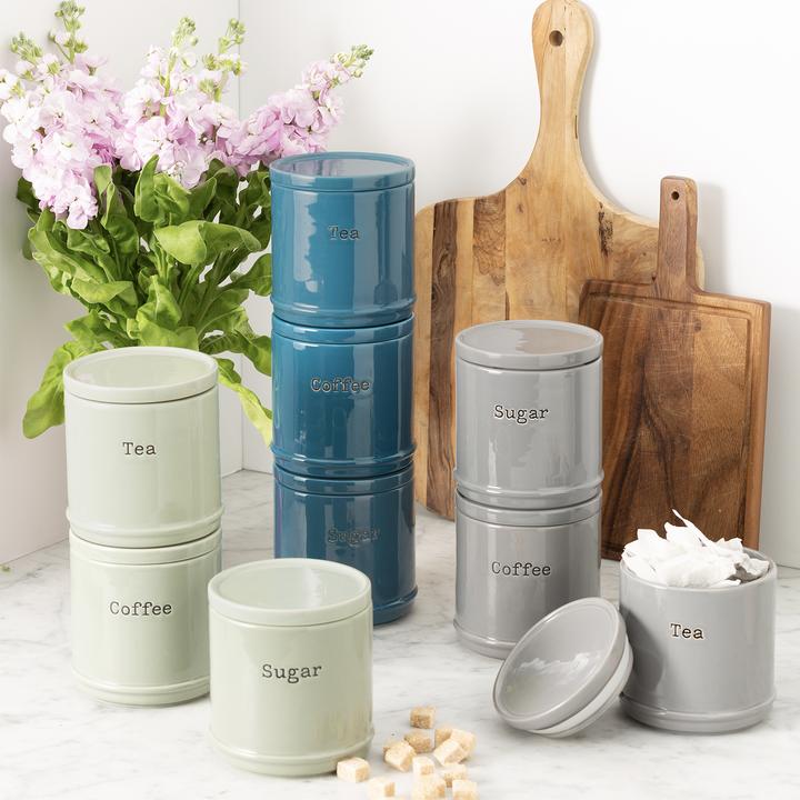 Produktbild Profino ACCENTS Vorratsdosen, 3er Set, anthrazit, 750 ml (2.25 l)