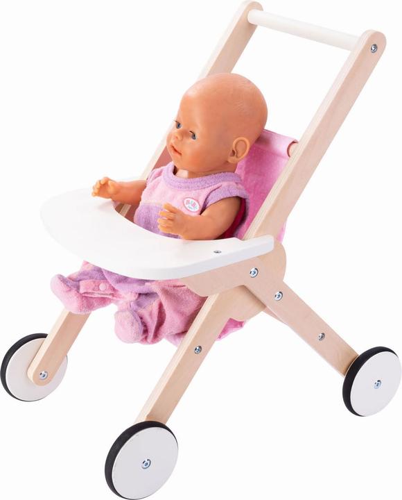 Produktbild Engelhart Puppenwagen aus Holz, Rosa