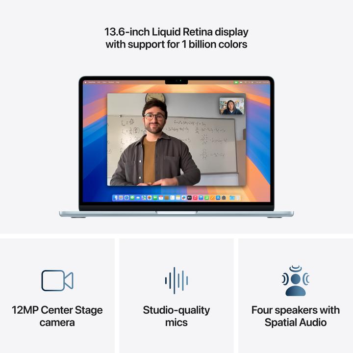 Produktbild Apple MacBook Air – 2025 (13.60", M4, 24 GB, 512 GB, DE)