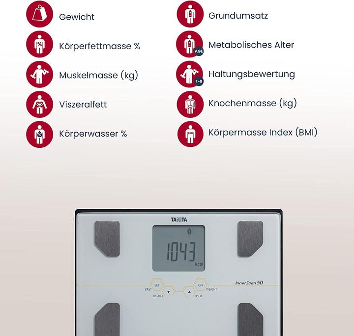 Actual product image Tanita BC-313 body analysis scale (150 kg)