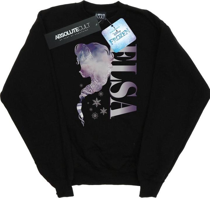 Actual product image Disney Womens/Ladies Frozen Ice Kingdom Silhouette Sweatshirt (M)