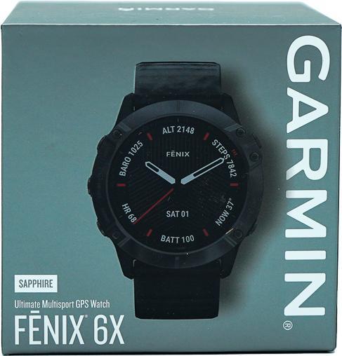 Actual product image Garmin Fenix 6 Sapphire Titanium (47 mm)