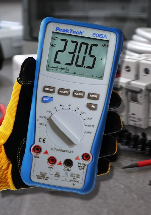 Immagine prodotto Peaktech P 2015 Un multimetro digitale a vero RMS (CAT III 1000V, CAT IV 600V)
