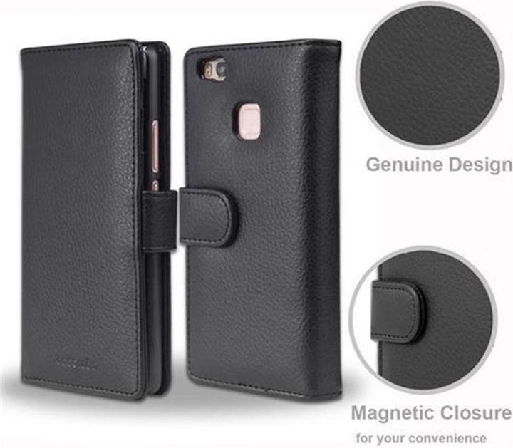 Actual product image Cadorabo Book with 3 card slots cover (Huawei P9 Lite)