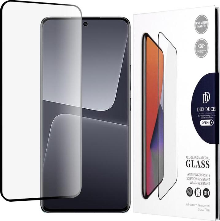 Produktbild Dux Ducis Tempered Glass Curved full screen tempered glass for Xiaomi 13 Pro with black frame (1 Stück, Xiaomi 13 Pro)