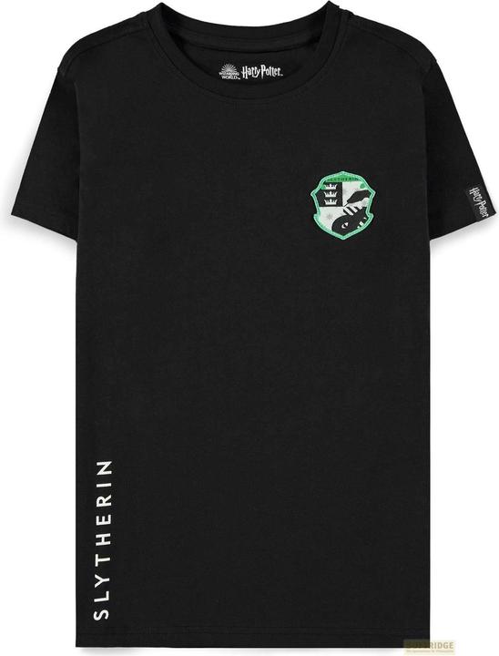 Immagine prodotto Harry Potter: Wizards Unite Maglietta a maniche corte per ragazzi con l'emblema di Serpeverde (134)