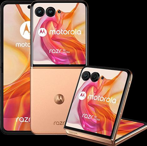 Produktbild Motorola Razr 50 Ultra (512 GB, Peach Fuzz, 6.90", SIM + eSIM, 50 Mpx, 5G)