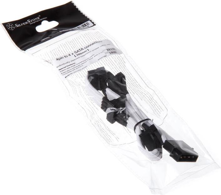 Actual product image Silverstone ATX Extension 4-4(SATA)Pin white