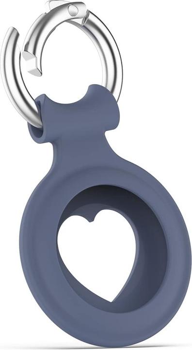 Produktbild Screenguard Apple Airtag Liquid Silikon Heart Case mit Anhänger