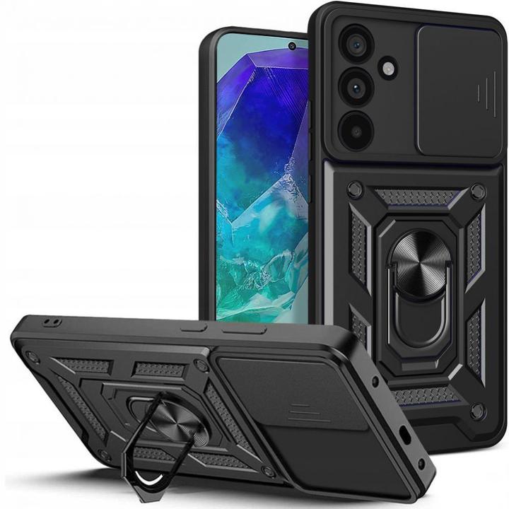 Productafbeelding Tech-Protect CamShield Pro hoesje voor Samsung Galaxy M55 5G - zwart (Samsung Galaxy A55)