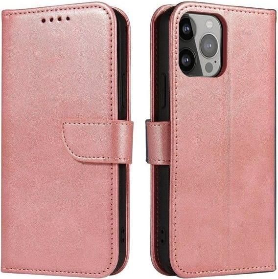 Produktbild Hurtel Magnethülle für Samsung Galaxy A34 5G Cover mit Flip Wallet Stand Pink (Samsung Galaxy A34 5G)