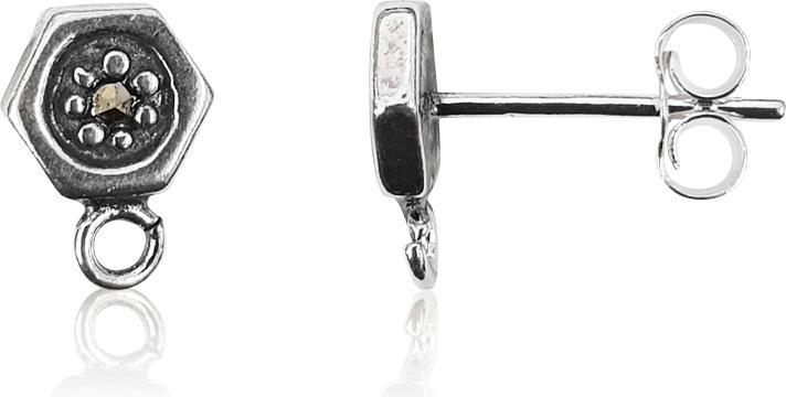 Produktbild Leyda Ohrstecker Brisur Markasit (Edelstein, Silber 925)