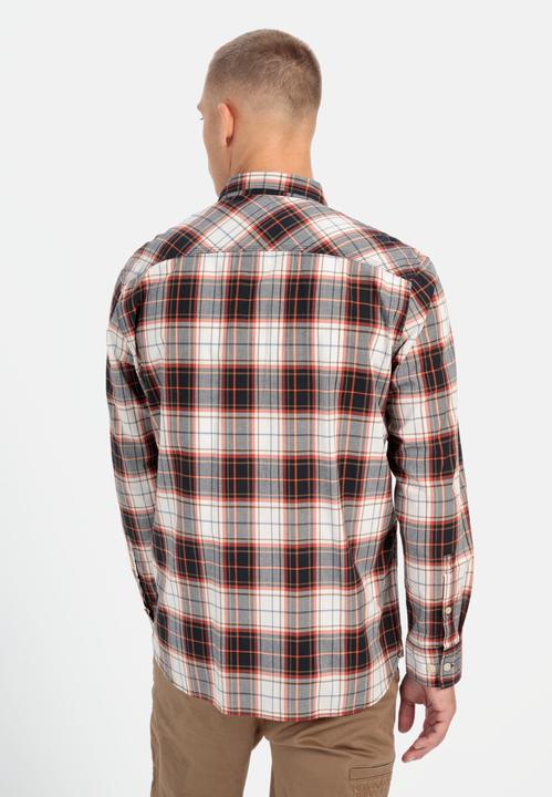 Image du produit Camel Active Chemise à manches longues à carreaux en pur coton (XXL)