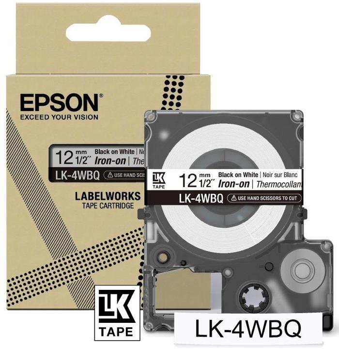 Immagine prodotto Epson Cassetta Per Etichette Lk-4wbq (1.20 cm, Nero)