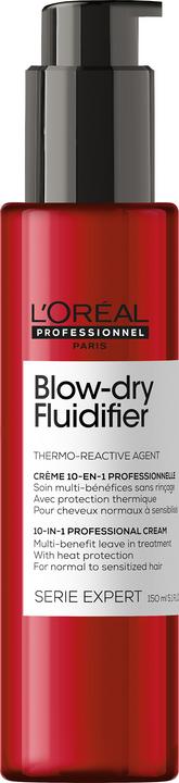 L'Oréal Professionnel Fluidifier - Blow-Dry Fluidifier 10-In-1 Professional Cream (150 ml)