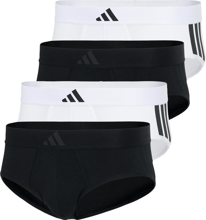 Produktbild adidas 4er Pack Active Flex Cotton 3 Stripes Slip / Unterhose (L, 4er Pack)