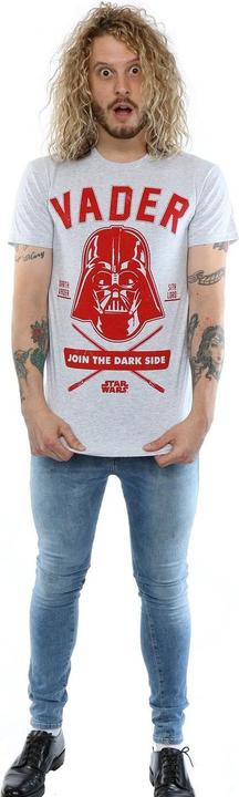 Actual product image Star Wars Mens Darth Vader Collegiate T-Shirt (S)