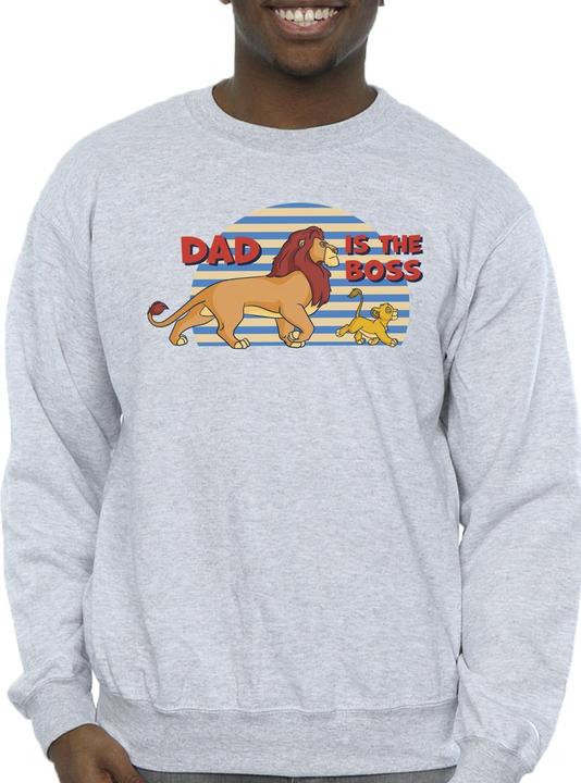 Actual product image Disney Mens The Lion King Dad Boss Sweatshirt (S)
