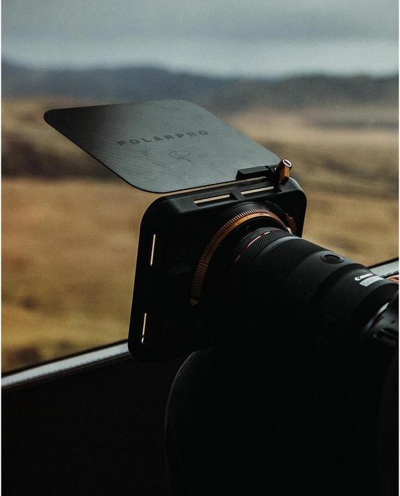 Produktbild PolarPro Recon Directors Kit VND Matte Box – McKinnon Edition (82 mm, ND- / Graufilter)