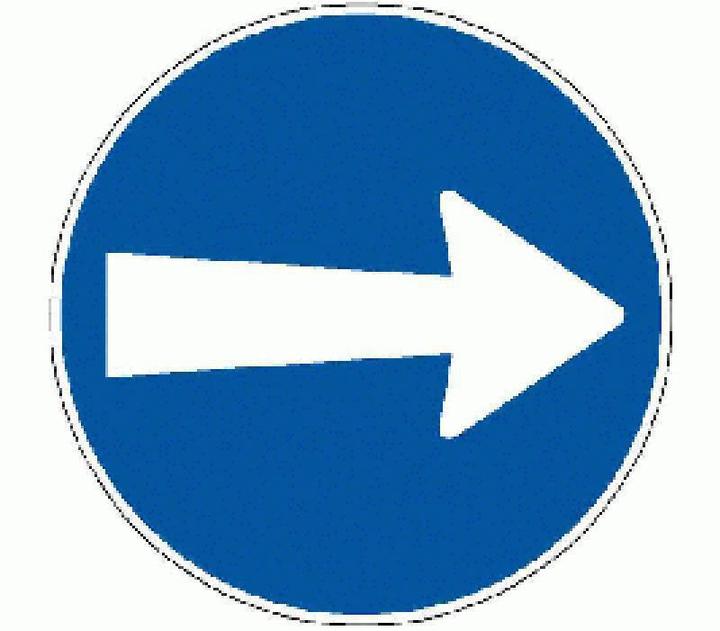 Image du produit BRW Signaux Sens obligatoire à droite 2.32