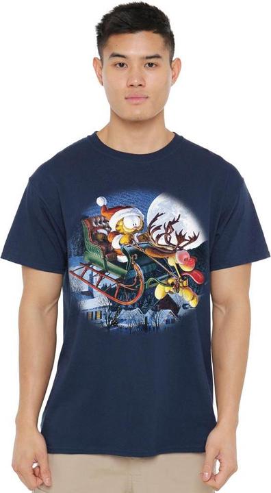 Actual product image Garfield Mens Moonlight Ride T-Shirt (M)