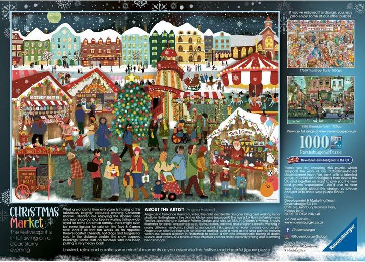 Actual product image Ravensburger Puzzle da 1000 Pezzi - Mercatino di Natale (1000 pieces)