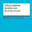 Actual product image Alfred Andersch: Sansibar oder der letzte Grund (German, Stefan Schallenberger, 2002)