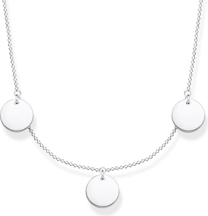 Thomas Sabo Chain with three coins (925 silver, 40 - 45 cm)