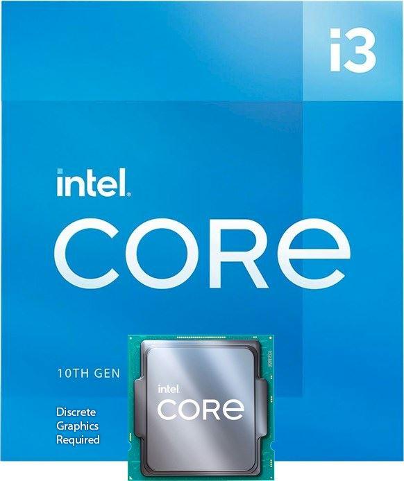 Actual product image Intel Core i3-10105F (LGA 1200, 3.70 GHz, 4 -Core)