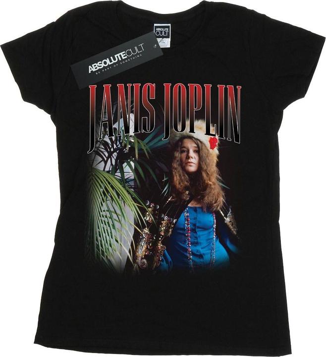 Actual product image Janis Joplin Womens/Ladies Baron Homage Cotton T-Shirt (XL)