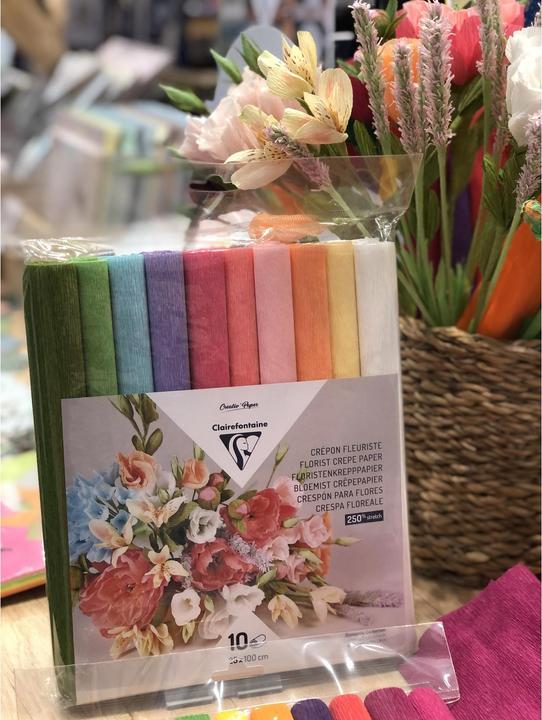 Produktbild Clairefontaine Krepppapier (160 g/m², 10 x)