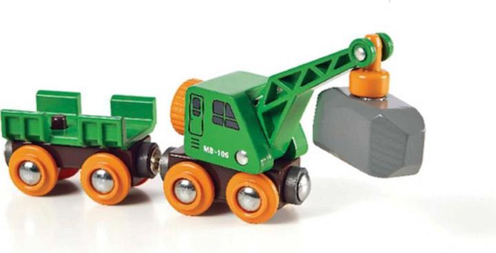 Produktbild Brio Kranwagen mit Anhänger