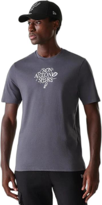 New Era Kurzes Grafik-T-Shirt San Antonio Spurs