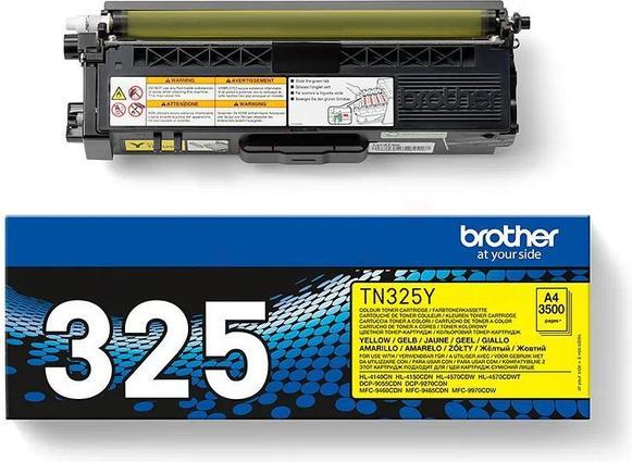 Actual product image Brother TN325Y toner yellow 3,500 pages ISO/IEC 19798 yellow (Y)