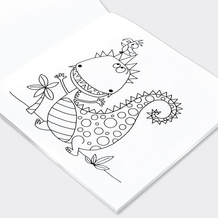 Immagine prodotto Rachel Ellen Libro da colorare Dinosauro 20,5 x 20,5 cm