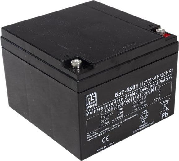 Immagine prodotto Rs Pro RS Batteria piombo-acido sigillata, 12V 24Ah (12 V, 24000 mAh)