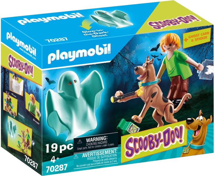 Playmobil Scooby e Shaggy con fantasma (70287, Playmobil Scooby-Doo)