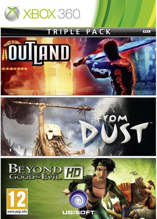 Image du produit Ubisoft Microsoft Triple Pack : Beyond Good & Evil + Outland + From Dust, Xbox 360 (Xbox 360, EN)