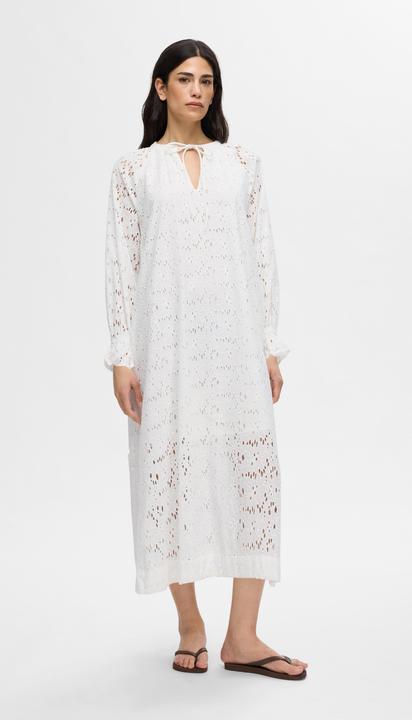 Image du produit Selected Femme Broderie Anglaise Robe midi (38)