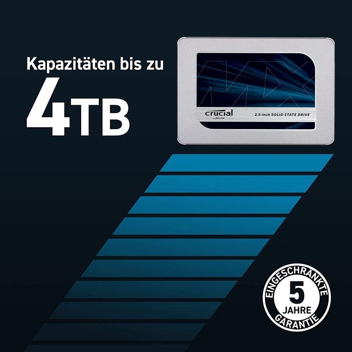 Produktbild Crucial Mx500 (1000 GB, 2.5")