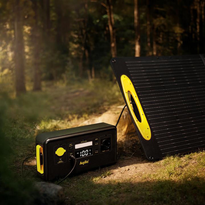 Actual product image Aqiila Powerbird S300 Powerstation LiFePO 4 Black, Yellow (294 Wh, 8.40 kg)