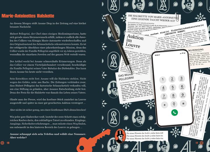 Produktbild Lupin: Escape Game - Das offizielle Buch (Deutsch, Julien Hervieux, 2022)