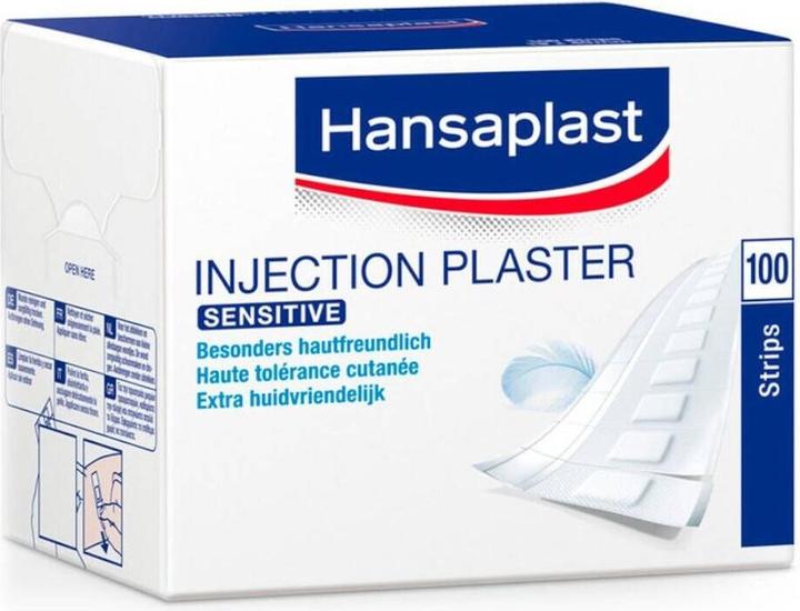 Beiersdorf HANSAPLAST SENSITIVE Injektionspflaster, 100 St PFL (100 x)