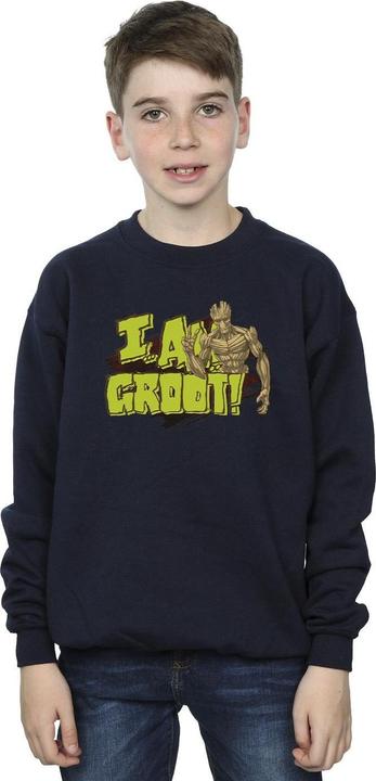 Actual product image Guardians of the Galaxy Boys I Am Groot Sweatshirt (128)