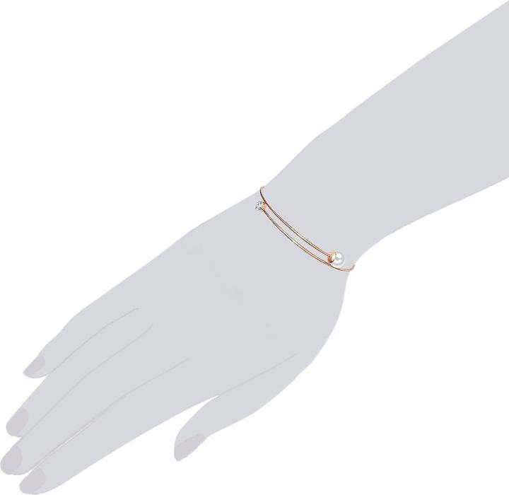 Produktbild Lulu & Jane Messing Glaskristall Muschelkernperle roségold 16,0 - 22,0 cm - 33308 (22 cm, Messing)
