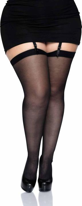 Actual product image Leg Avenue Suspender stockings with seam (One size)