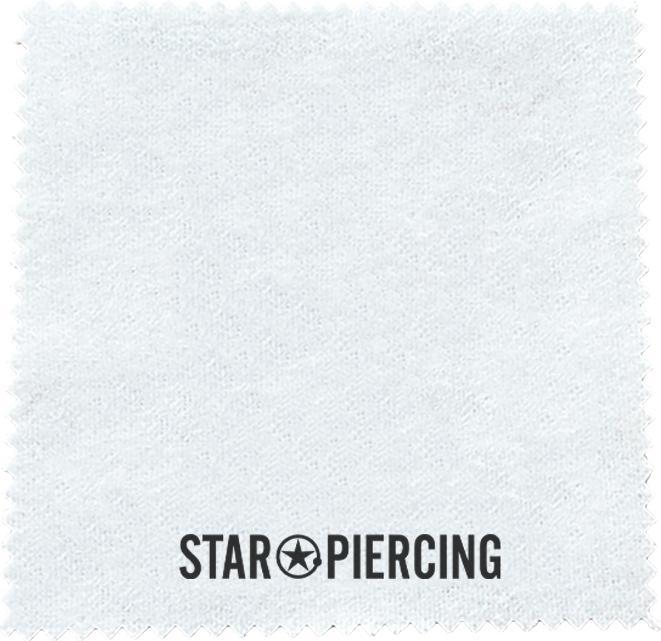 Star Piercing Silberpflegetuch antibakteriell